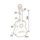 ALMANSA Guitare classique Requinto 1/2 + Housse