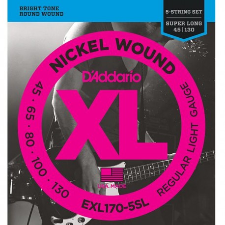 Cordes Basse EXL170-5SL (045-130) - Super Long Scale Soft