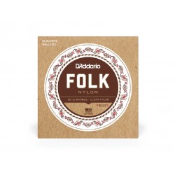 Cordes Acoustique Nylon EJ33 - trans/bronze