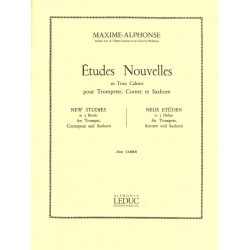 Etudes Nouvelles en 3 cahiers Maxime-Alphonse