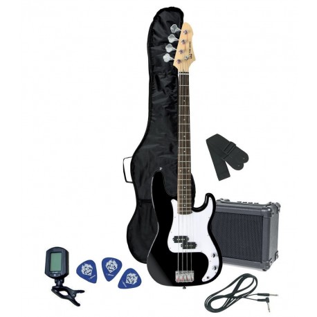 PURE Basse RCB-100 Black + Ampli - Pack Guitare Basse Electrique
