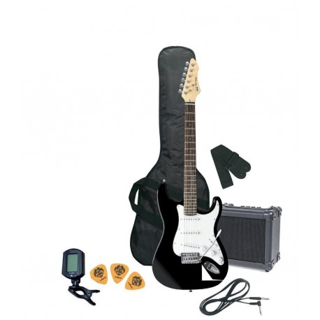 PURE RC-100 Black + Ampli - Pack Guitare Electrique