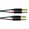 Cable double jack/jack 3m