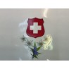 Autocollant "Swiss - Flower" - Cor des Alpes