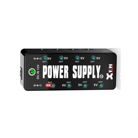 Power Supply (7x 9V - 1x 18V Outputs) V19 Xvive - Alimentation pedale