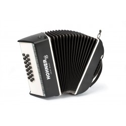 HOHNER XS Adult - Gris/blanc - Accordéon Junior - Boutons