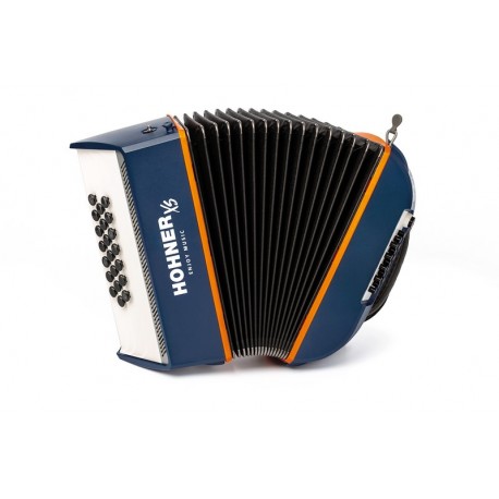 HOHNER XS CHILD - Bleu/orange - Accordéon Junior - Boutons