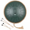 Unity Tongue Drum 13" C Major 432Hz - Green - Sela "hang Style"