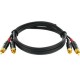 Cable 2x RCA - 2x RCA - 3m - Cinch