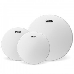 Peau 12-13-16" EVANS G2 White Fusion Set