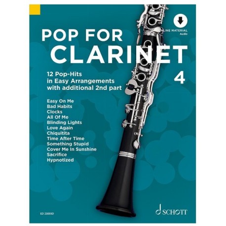 Pop For Clarinet 4 - Clarinette