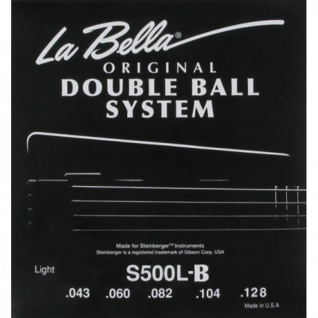 El. Bass Double Ball Steinberger, Flat  5 Cordes .043 -.128, Light