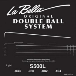 El. Bass Double Ball Steinberger, Flat  4 Cordes .043 -.104, Light