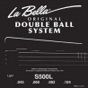 El. Bass Double Ball Steinberger, Flat  4 Cordes .043 -.104, Light