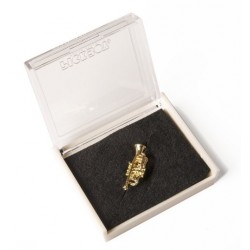 Pin's BROCHE Cornet / Trompette (couleur Or) - LIQUIDATION50%