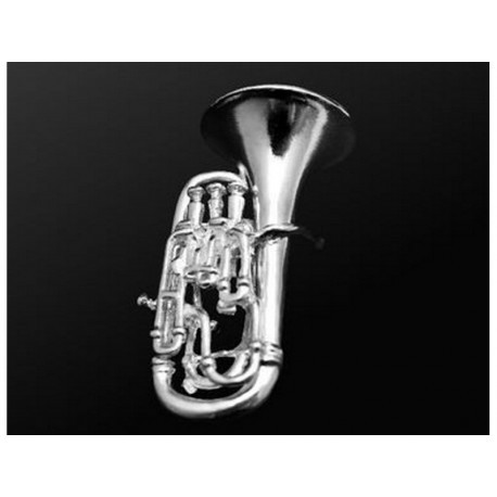 Miniature - Euphonium en argent -  3,4cm - LIQUID7590