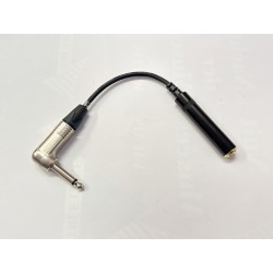 Jack male MONO -  femelle Stéréo 6.3mm - adaptateur - 20cm
