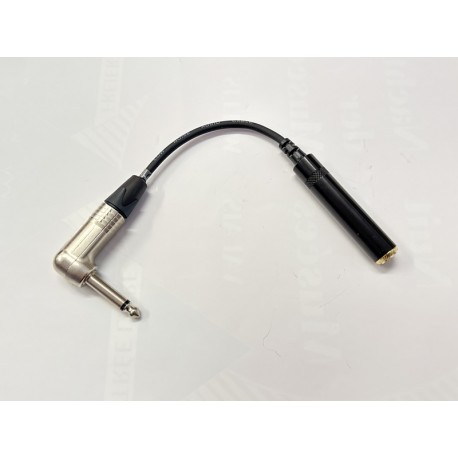 Jack male MONO -  femelle Stéréo 6.3mm - adaptateur - 20cm