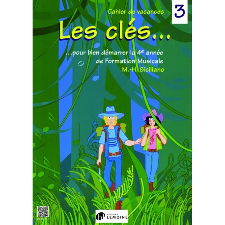 Les clés Vol.3 - Cahier de vacances - Siciliano