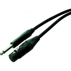 Câble Micro XLR-JACK 6m - Neutrik / Contrik SwissFlex 