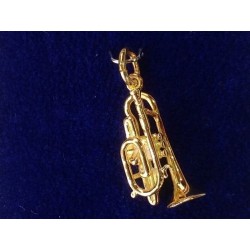 Pendentif - Cornet - Doré - Bijou