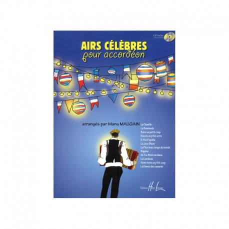 Airs Célèbres pour accordéon - M. Maugain