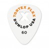 Picks TORTEX FLEX X "carved grip" .60mm white/orange - 12x