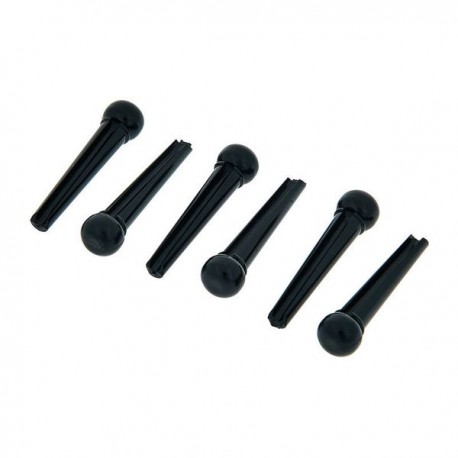 Chevilles guitare acoustique - Ø5.5mm Noir