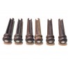 Chevilles Ø5.4 mm guitare acoustique - Palissandre (6 pièces)
