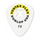 Picks TORTEX FLEX X "carved grip" .73mm white/orange - 12x