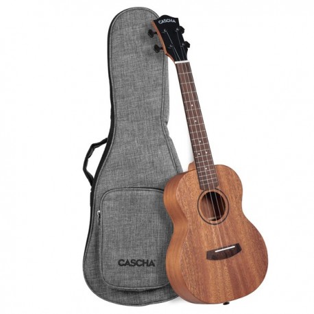 CASCHA Ukulele Tenor Mahagoni Solid