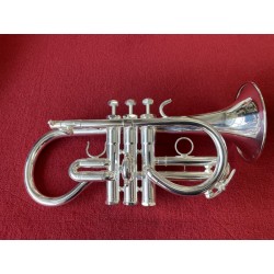 Cornet Mib SCHILKE, Pavillon Laiton - argenté - Occasion