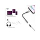 Adaptateur USB-C jusqu'à Jack 3,5 mm