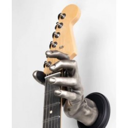Support mural guitare  - GuitarGrip Argent - Main