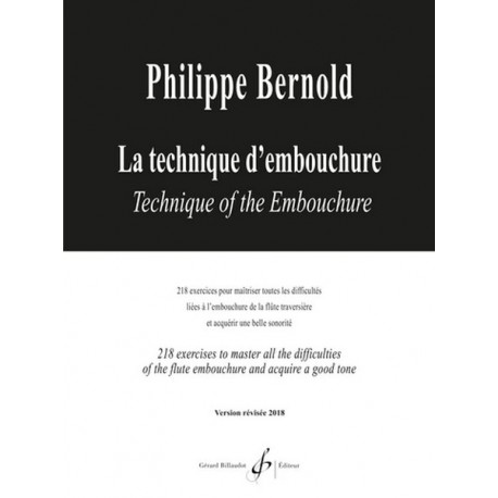 La Technique d'embouchure - Flute traversière