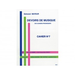 Devoirs de musique cahier 7 + cahier réponse
