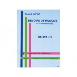 Devoirs de musique cahier 5 + cahier réponses
