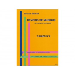 Devoirs de musique cahier 4 + cahier de réponses