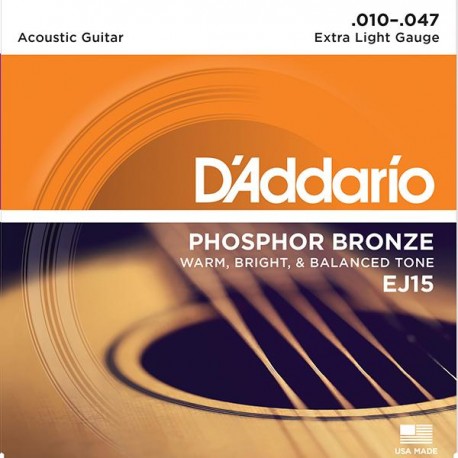 Cordes Acoustique EJ15 Extra Light (010-047)