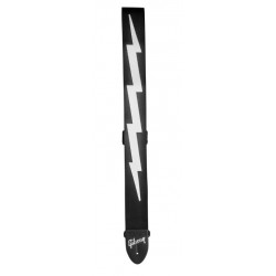 Sangle Gibson Nylon Lightning Bolt Black - Strap