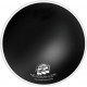 Peau 26" Headbanger Grosse-Caisse Noir + Muffle Ring