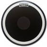 Aquarian 26" Super Kick III Black Coated w/dot - Peau Grosse-caisse