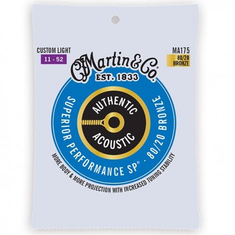 Martin Authentic SP - 80/20 Bronze .011-.052 - Custom Light