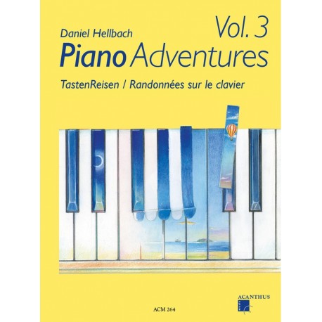 Piano Adventures vol. 3 - Randonnées sur le clavier