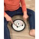 TONGUE DRUM blanc 8 notes - Do - Mini Handpan Ø18cm