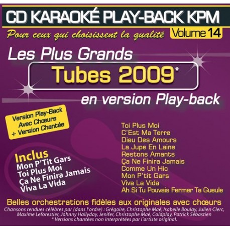 CD karaoké Play-Back KPM - LIQUID7590