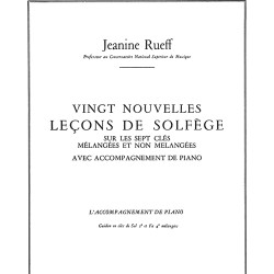 Vingt nouvelles Leçons de Solfège - LIQUID7590