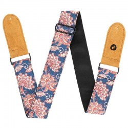 Sangle Fleur doublé cuir 50mm - Prodipe