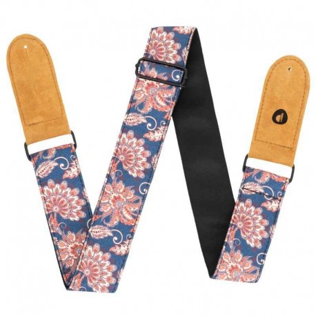 Sangle Fleur doublé cuir 50mm - Prodipe