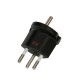 Adaptateur type12 / Schuko 3 pôles  - EURO- CH